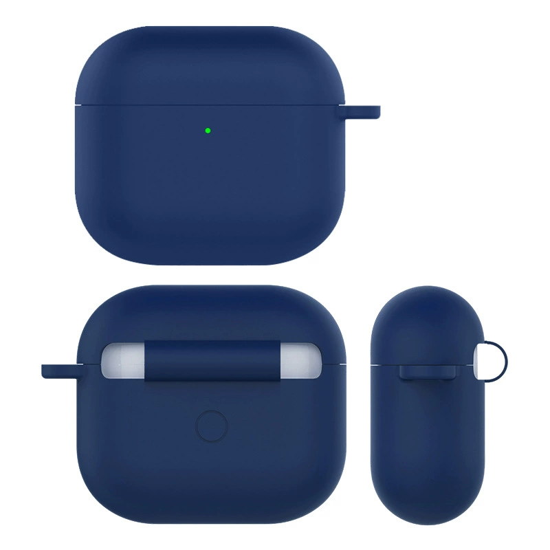 Protective case (Apple) AirPods3, compatible, multiple colors, D‑ring and cleaning pen options