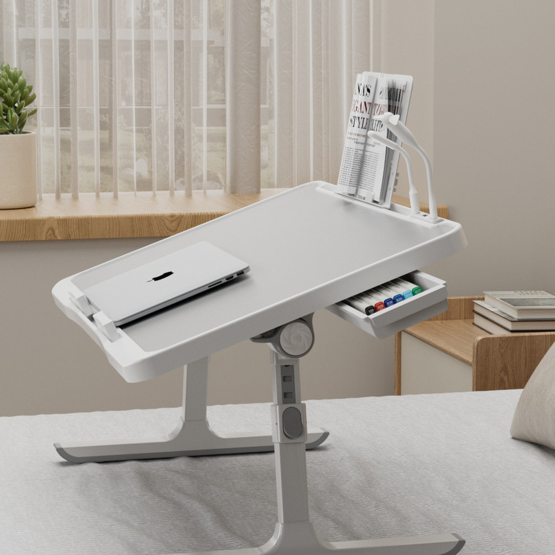 Bed Table Small Table Foldableable Adjustable Bay Window Table College Dormitory Study Table Reading and Writing Homework Computer R*