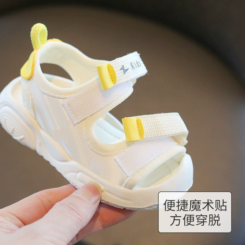 麦布熊 Children's summer non-slip sandals for early age for boys, children's bag, soft sole