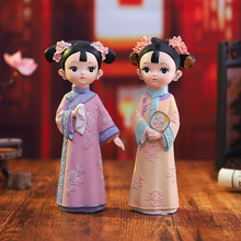 国潮宫廷风我是格格系列大小号可选创意家居树脂工艺品网红热卖