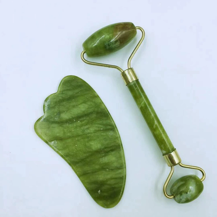 Cosmetic natural ore jade, massager for face