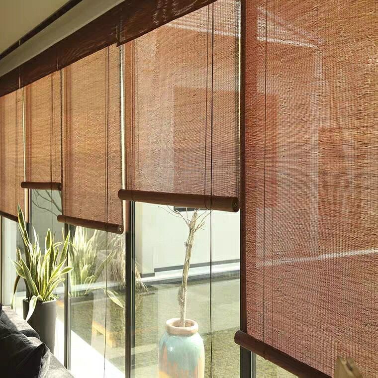 Bamboo roller blinds
