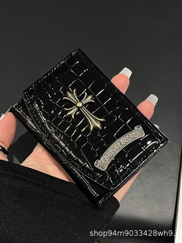 潮牌荔枝纹卡包大容量可放卡片证件新款收纳袋欧美外贸爆款零钱包|undefined
