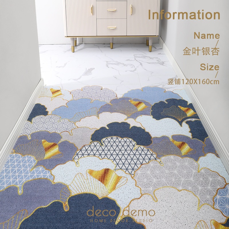 Golden leaves and ginkgo vertical shop