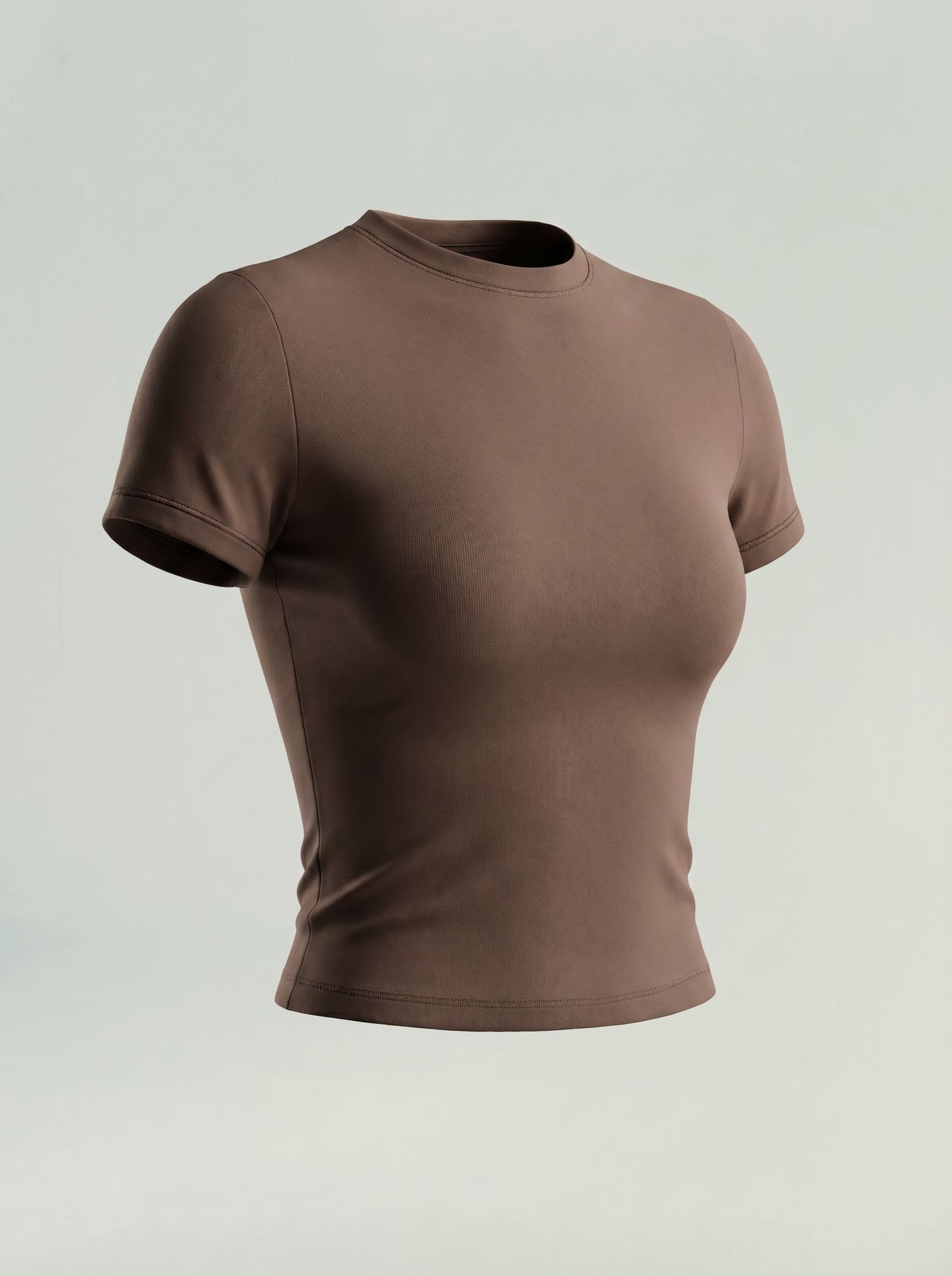 Transfronterizos Europeos y estadounidenses ropa deportiva de secado rápido, mangas cortas, pantalones largos, pantalones de cuchilla, abdomen cerrado, caderas elevadas, ropa de yoga desnuda