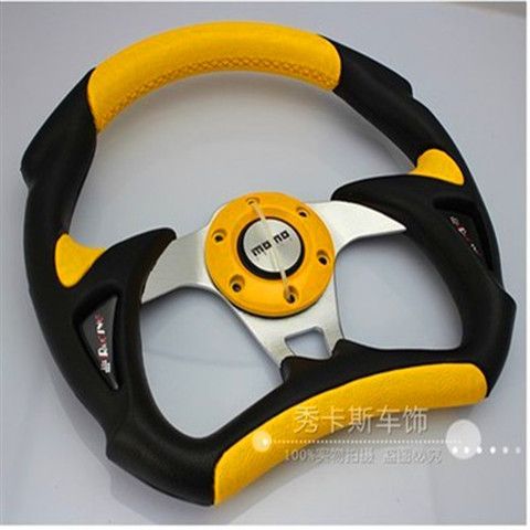 13 pulgadas de automóviles de modificación de automóviles CoolPie Steering Wheel Racing Blade semicircular 14 pulgadas Beidou Otto