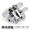 [Source manufacturers] Invisible hinges Kirsite invisible Hinge Stainless steel bearing cross Concealed Hinge