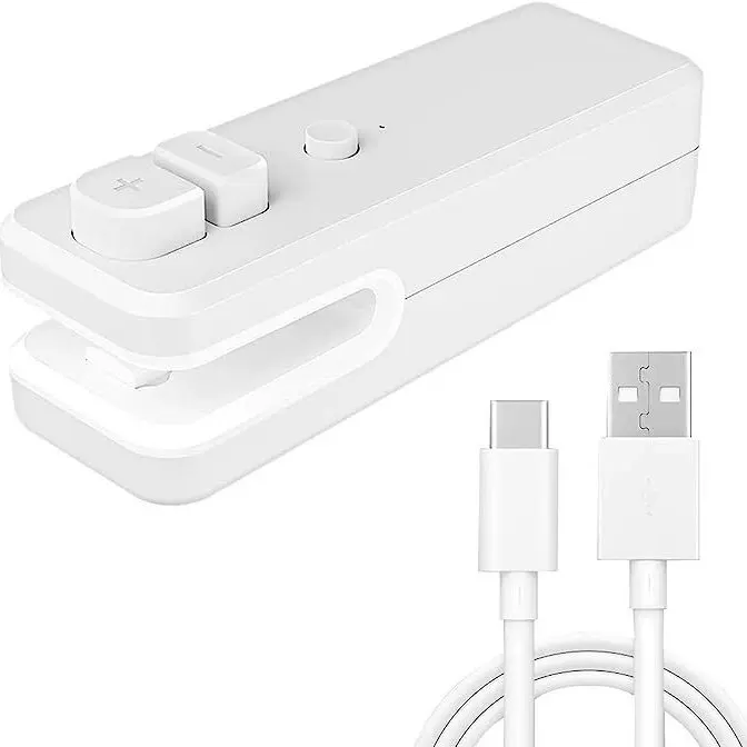 家用零食食品包装封袋迷你封口机小型家用充电热熔封条塑封机封口