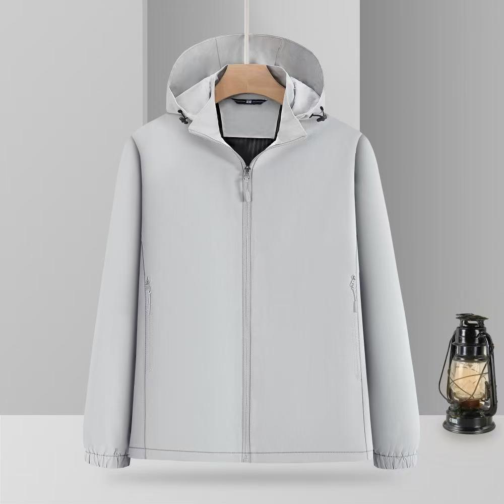 New Single-Layer Jacket Spring & Fall Thin Men's and Women's Jackets Work Clothes Corporate Workwear Group Work Clothes with Printed Logo