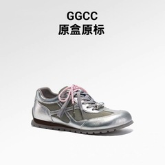GGCC潮流撞色大头德训鞋女款2025秋季新款薄底复古小众设计赛车鞋