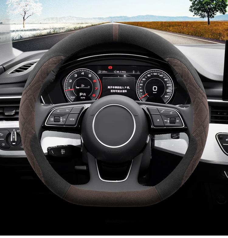 2026 Changan Qiyuan Q05/Q07/A06 Steering Wheel Cover Suede Winter Short Velvet Car Interior Decoration Accessories