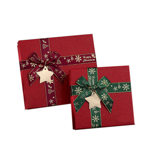 Christmas gift box scarf socks red sky and earth cover Christmas gift box Apple Christmas gift box