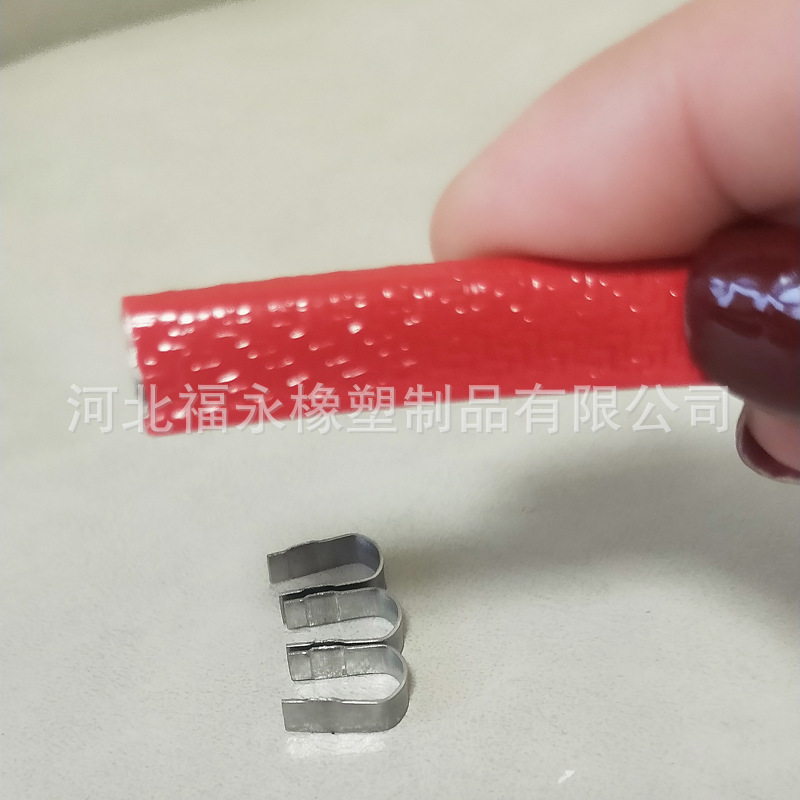 现货无框玻璃门窗 硅胶淋浴房浴室橡胶胶条 361#不锈钢U型密封条