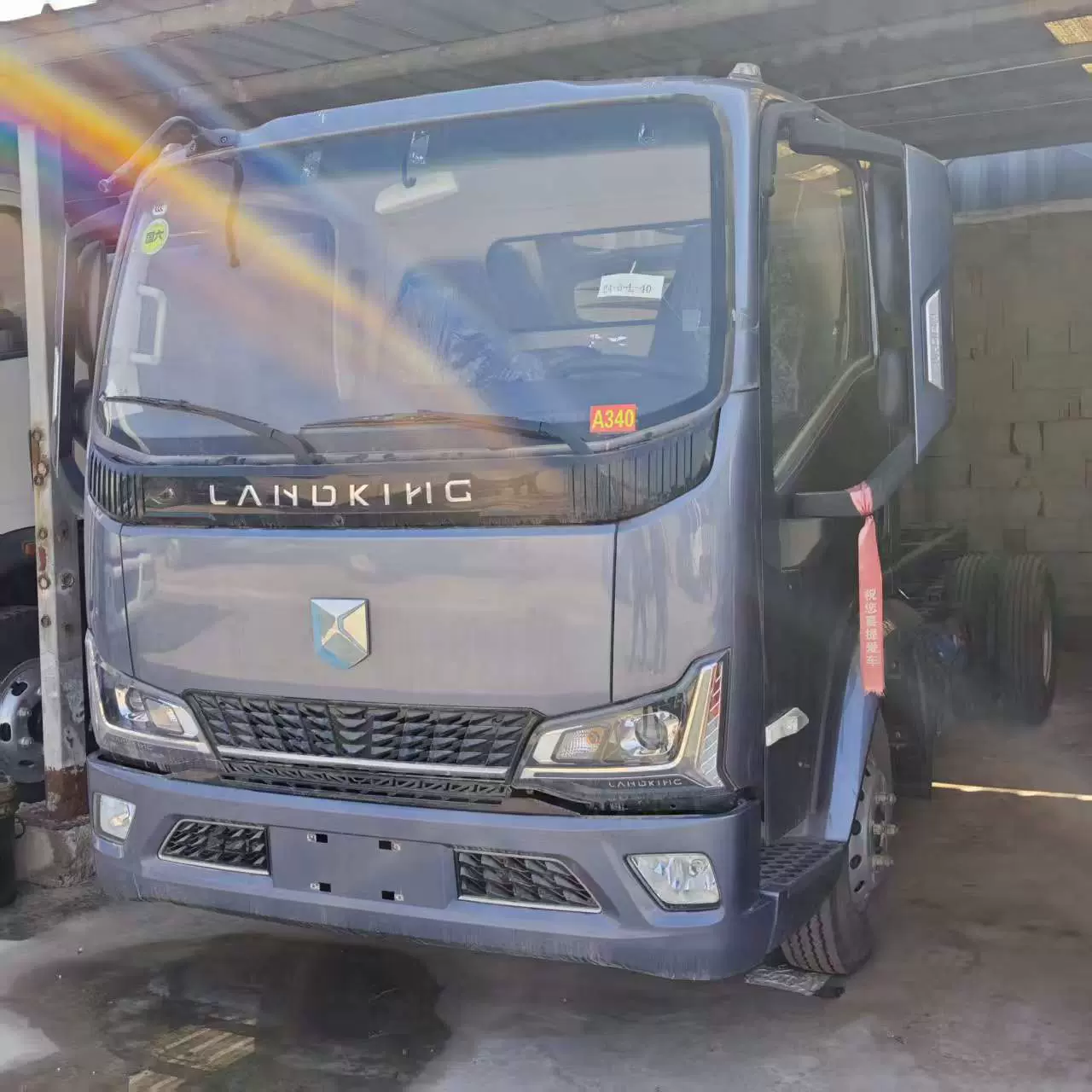 跨境非洲超市食品瓜果保鲜车 蓝擎4.2米肉类冻货冷藏车冷链车出口