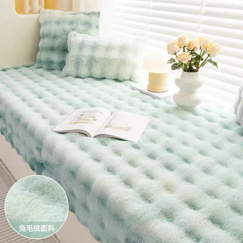 Коврик для бокового окна 2023, коврик на подоконник, толстый коврик для балкона, ковер для главной спальни, модная подушка из искусственного кроличьего меха, специально для боковых окон