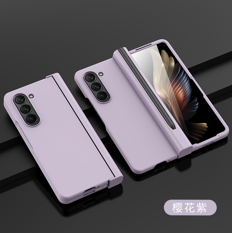 サムスンGalaxy ZFold6/5/4/3新型シェルスキン感折り畳み防止携帯ケースペン付きスロット|undefined