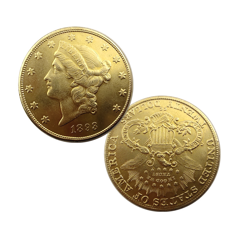U.S.A commemorative coin Foreign trade Gold coin Copper magnet commemorative coin customized factory