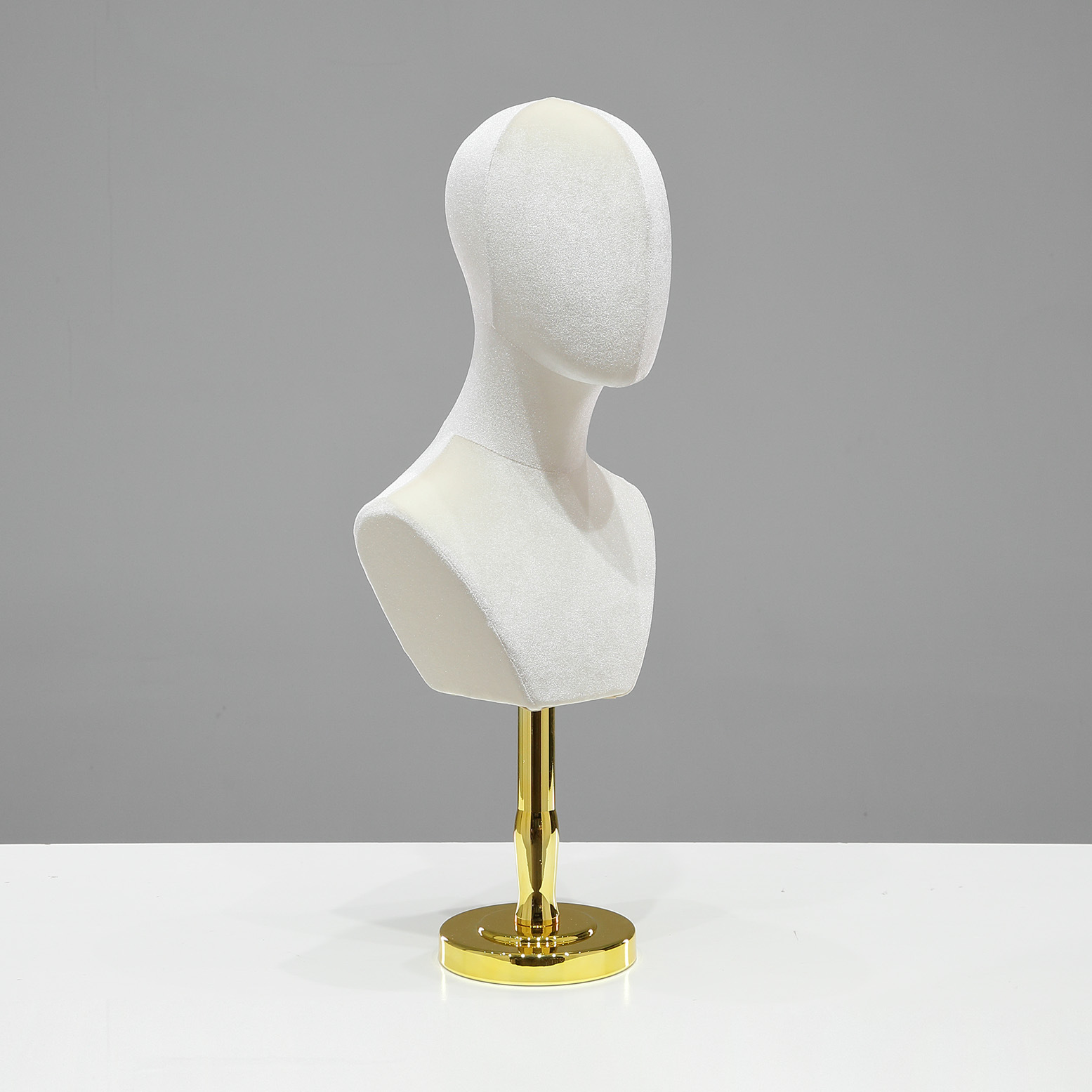Cabeza de mujer vacía marco de desarrollo sombrero bufandas espuma de espuma de ventana accesorios de visualización de pin fotógrafo base de banda de cabeza image 19