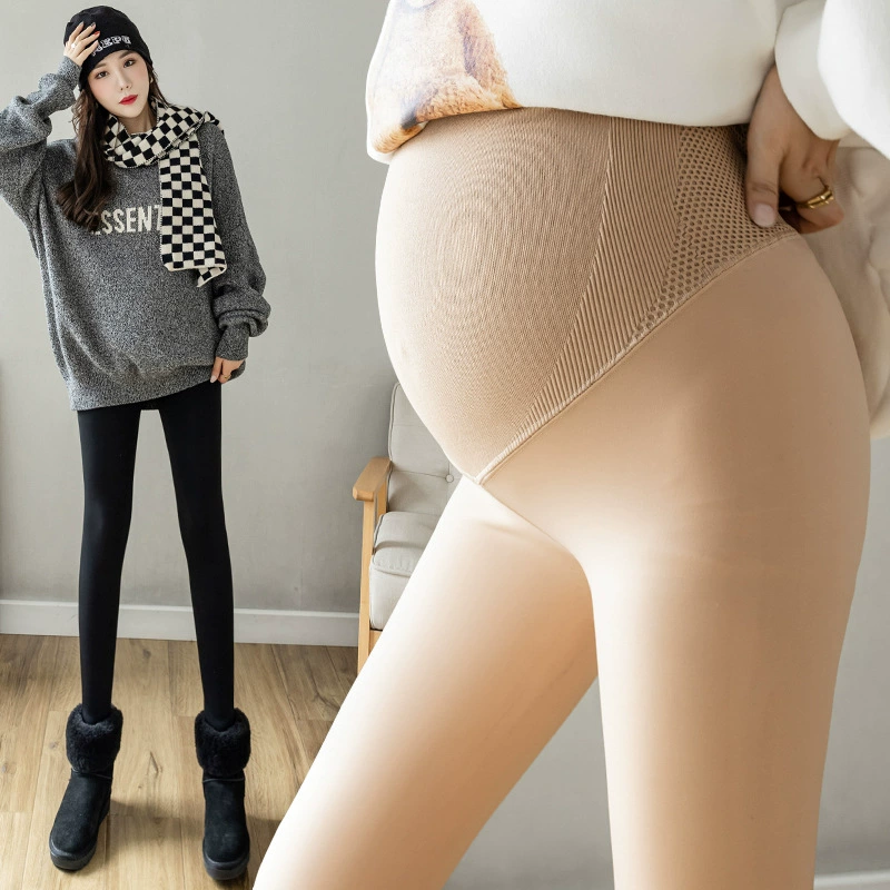 5 толщины беременные леггинсы плюс бархат осенью и зимой