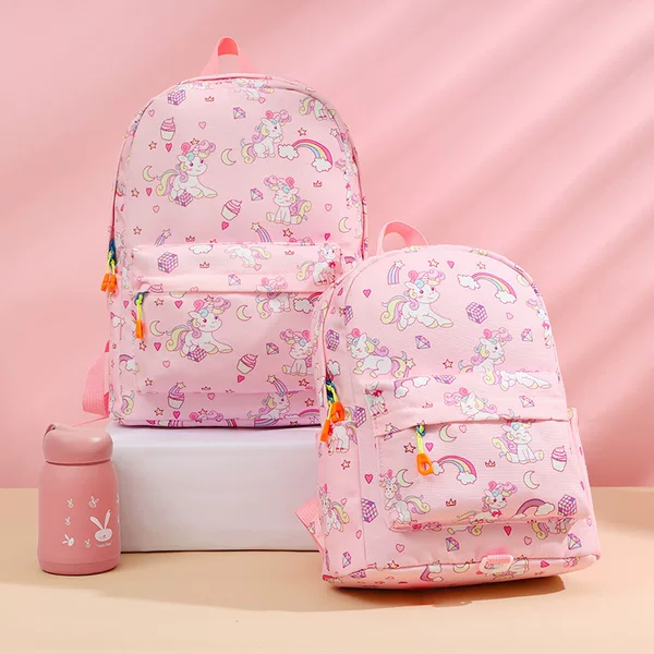 Children's Schoolbags Kindergarten Wholesale Baby Anti-Lost Small Backpack Dinosaur Foreign Trade Cross-Border Backpack Female Unicorn