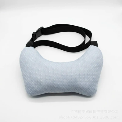 Amazon's 2026 New Ice Bean Neck Pillow - Car Headrest for Children and Adults - Car Sleeping Gadget (Headrest) - ice-silk-bean-velvet-light-blue-ready-to-ship-immediately