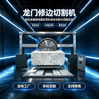 龙门大切机双立柱升降石料数控切割机石材荒料桥式修边机跨境专供