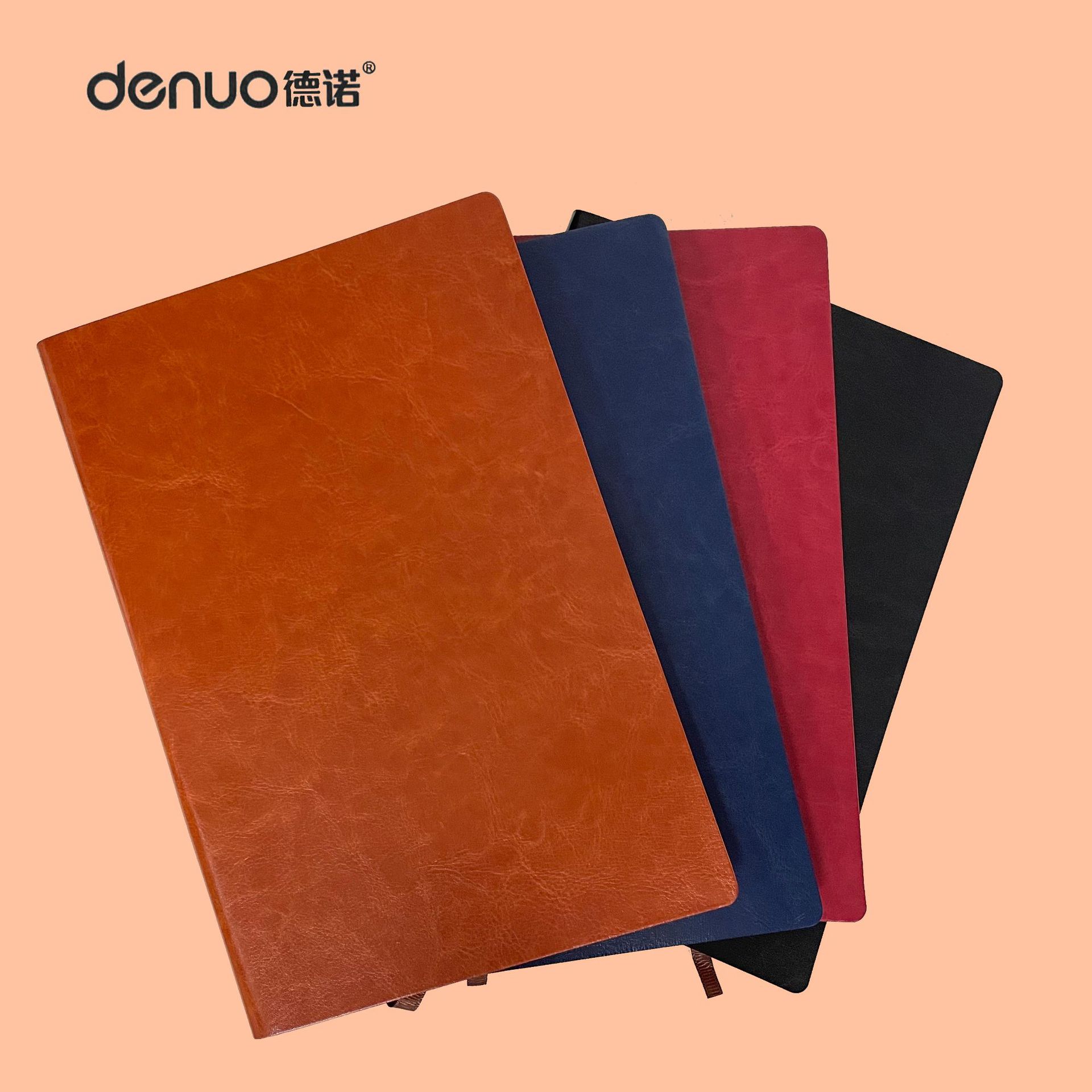 데노 편지지 707 시리즈 비즈니스 오피스 가죽 노트북 메모장