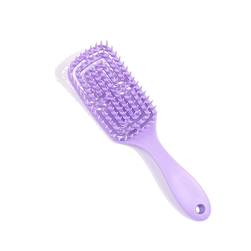 Scalp Massage Brush, Soft Bristles Ventilated Paddle, Ergonomic Handle, Multiple Colors