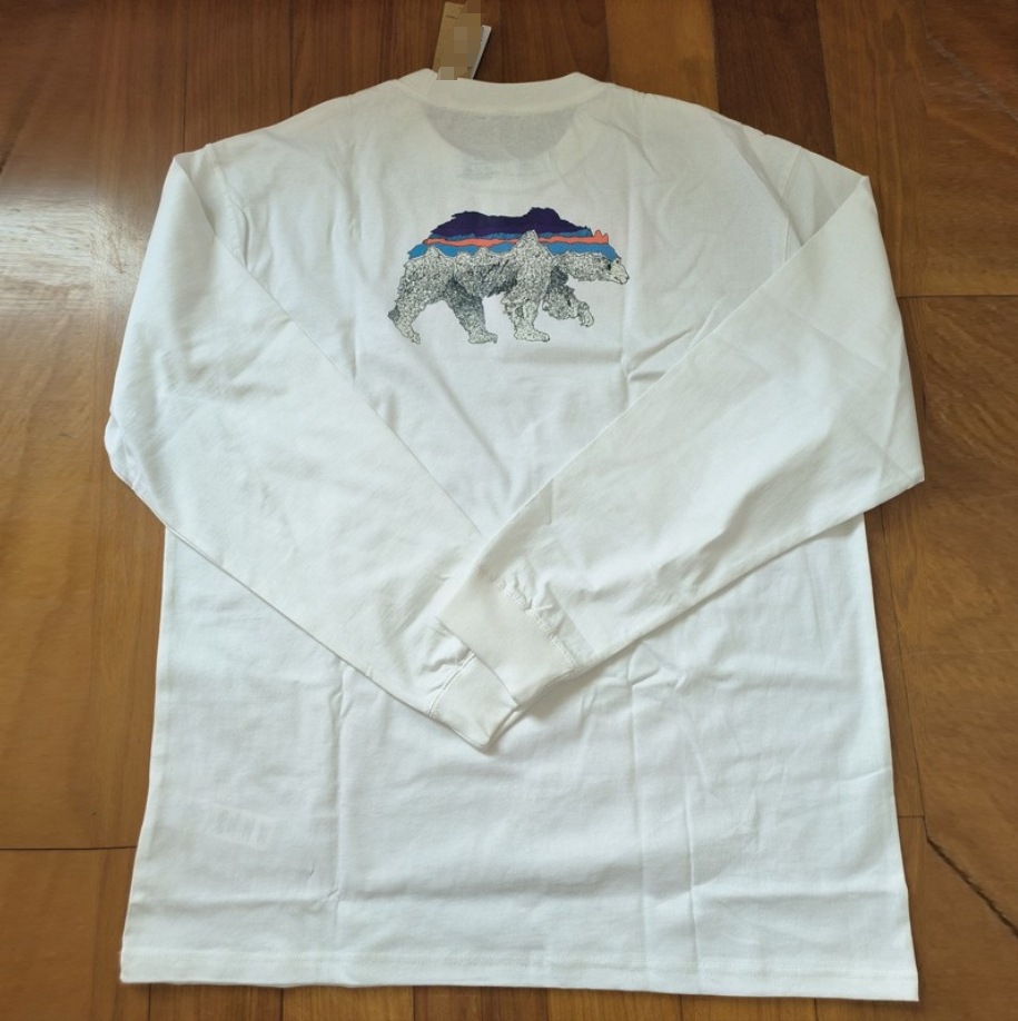 Logotipo de comercio exterior Classic Outdoor Mountain Series Camiseta de manga larga del mismo estilo para hombres y mujeres