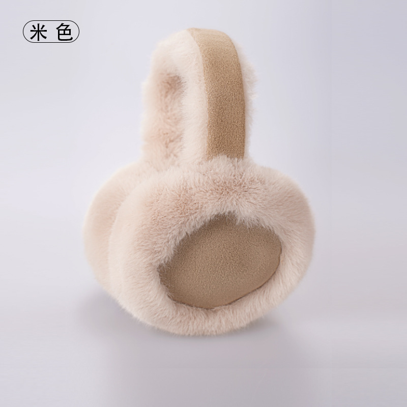 Folding warm earmuffs women's autumn and winter plush fashion earmuffs winter outdoor cold-proof earmuffs ear warmer student earmuffs