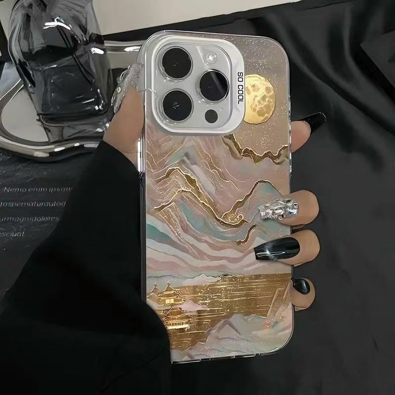 Color Silver Shell-White-Jinshan Cloud Sea