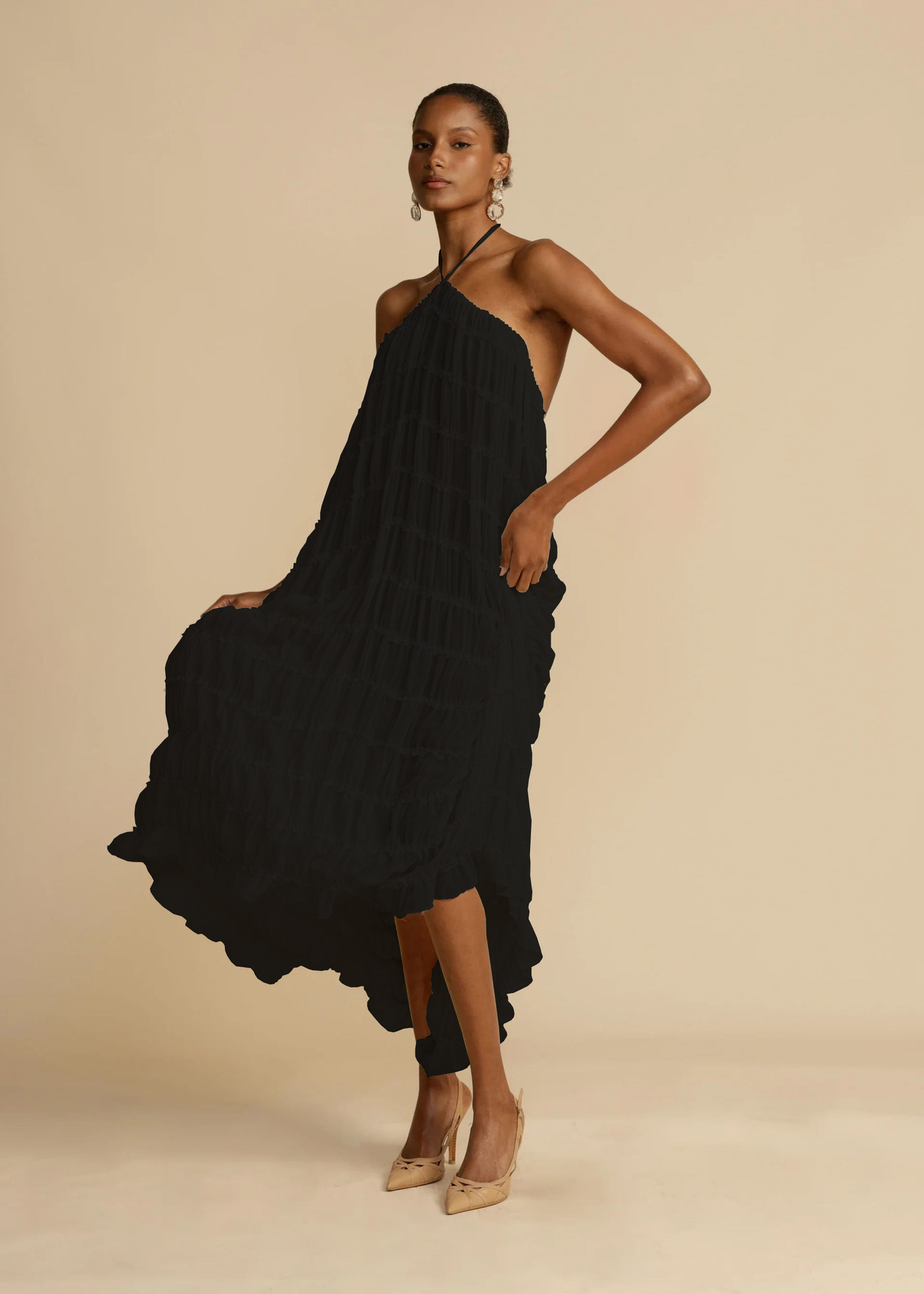 84g Weight Sleeveless Sleeve Length Polyester Fabric Type Skirt Co-ord Set Sets Type 2 Pieces Set Quantity Daily, Beach, Date Occasion Halter Neck Neckline Regular Fit Fit Type Solid Color Pattern Summer Season Women's Gender Sexy Style Daily Beach Date Women's Sexy Solid Color Polyester Skirt Co-ord Set Skirt Sets 36