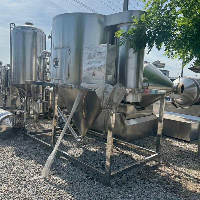 Used Spray Tower Dryers for Sale, Vertical Material Evaporation Drying Equipment, Stainless Steel Powder Drying