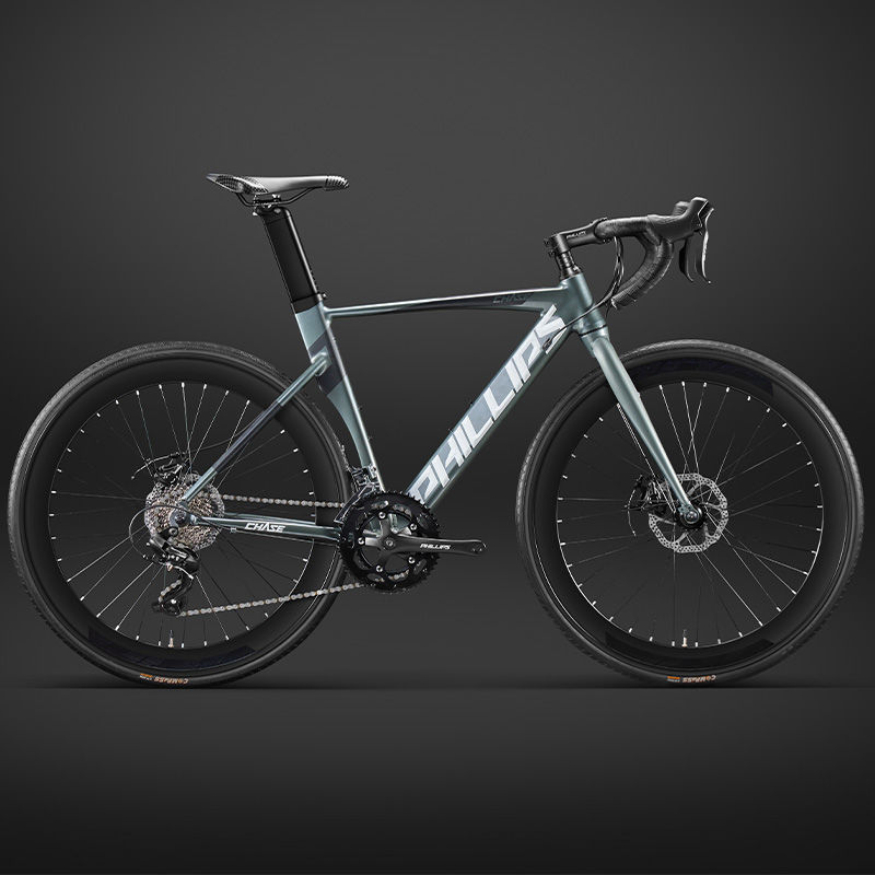 [Aluminum Alloy Frame] Official Philip Road Bike Bicycle Variable Speed ​​Racing Racing Men's and Women's Adult Learning