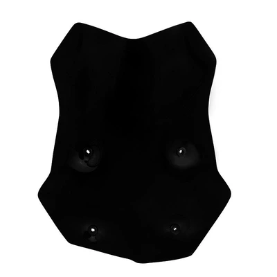 Suitable for Bmw 25: Motorcycle front windshield - black-translucent-f800-windshield-bracket-440mm-high