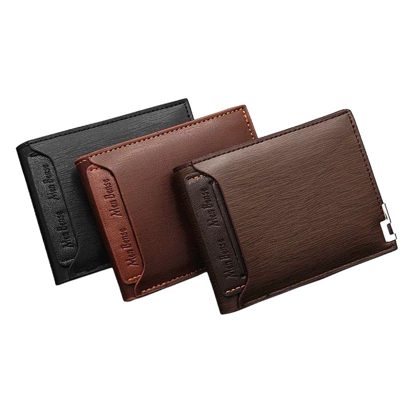 MenBense новый мужской бумажник короткая Мода Повседневная железная сторона карты бумажник производители оптом