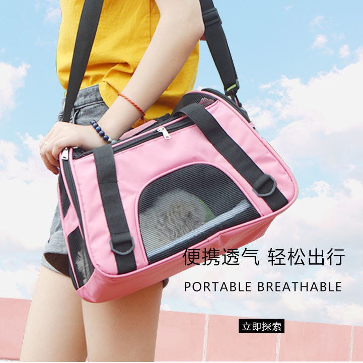 Foldable handheld folding one-shoulder bag to go out for traveling