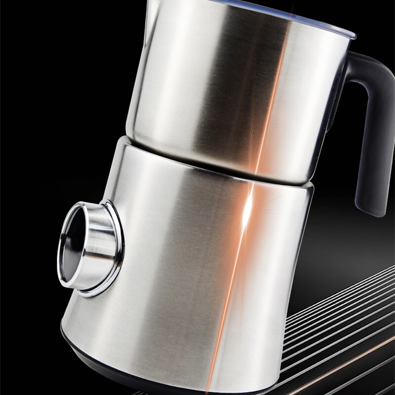 900ml Electric New Model Milk Frother Coffee Latte Art Milk Foaming Machine with Plastic and Stainless Steel Parts