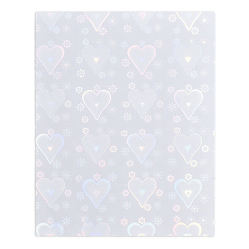 Otoño e invierno manicura Aurora amor uñas pegatinas Super flash todo partido láser estrella latiendo corazón uñas pegatinas con adhesivo