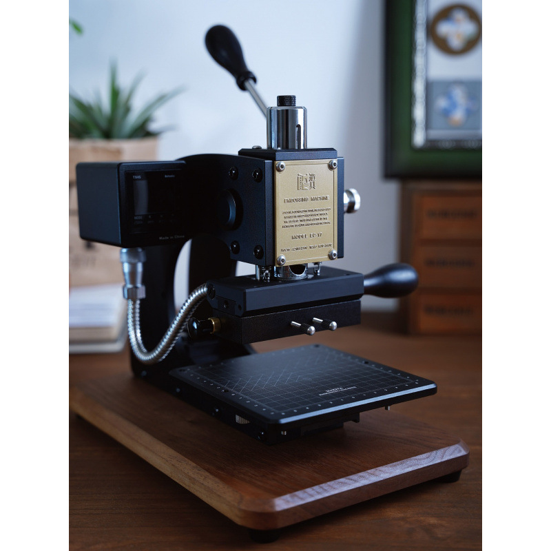 MAXITAEC-17 烫金机logo铜模压印名片皮革包装压痕机手工皮具