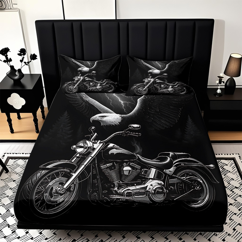 TEMU / JIT serie de motocicleta fría transfronteriza impresión digital de alta definición caja de cama de polirido fábrica directa