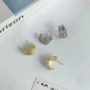 小众几何不规则缠绕耳钉