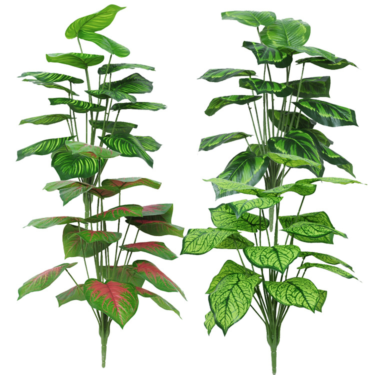 Planta artificial planta verde artificial bonsai casa interior jardín verde decoración de la ventana artificial falso árbol hojas