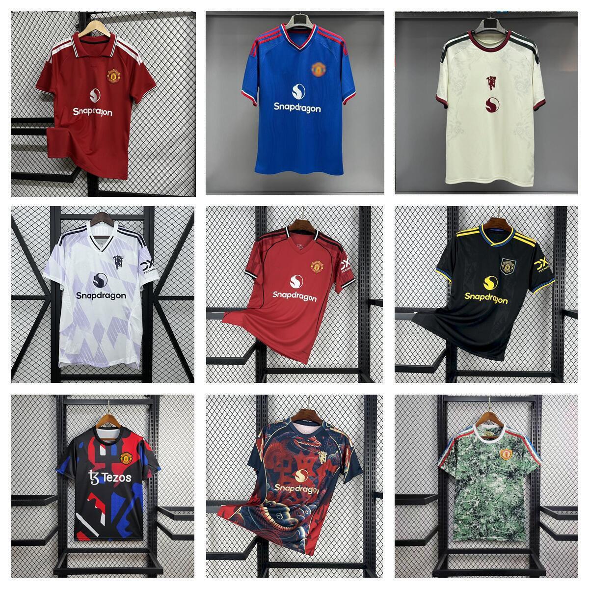 Manchester United Kişi Qısaqol Futbol Forması - Retro Nəşr