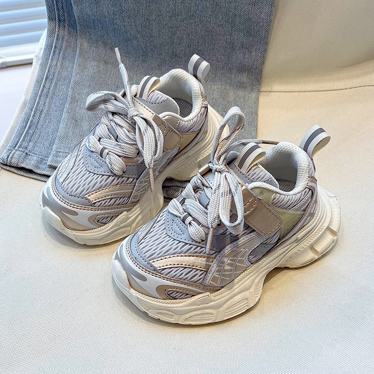 Demi-season mesh breathable children's sneakers for boys