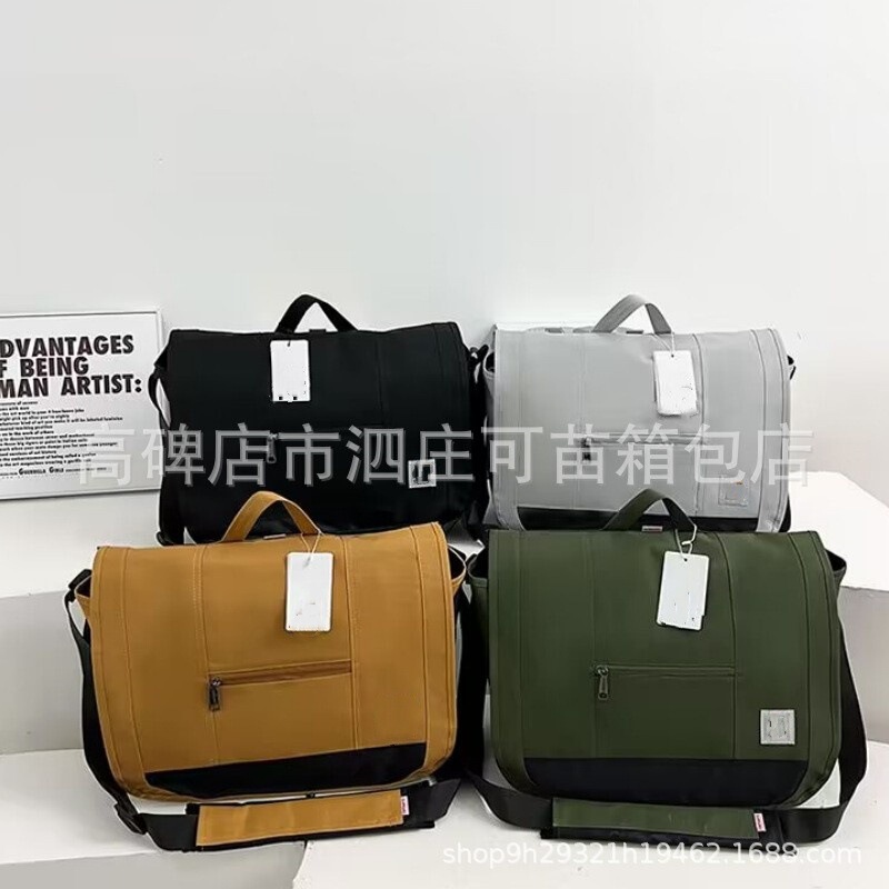 Cross-Border Men's and Women's Large-Capacity Women's Bags, Fashionable and Versatile Casual Shoulder Bags, Fashionable Carhartt Handheld Tote Bags, Trendy