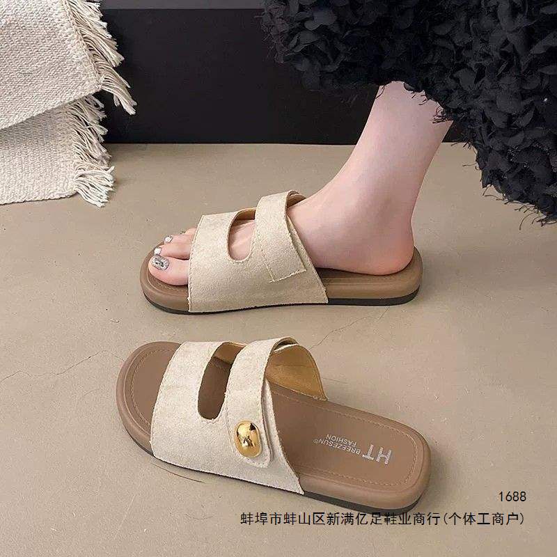 Birkenstock Slippers for Women, New Summer Fashion Soft Flat Roman Sandals to Wear Outside, Paired with Skirts, Beach Sandals Birkenstock Slippers for Women, New Summer Fashion Soft Flat Roman Sandals to Wear Outside, Paired with Skirts, Beach Sandals