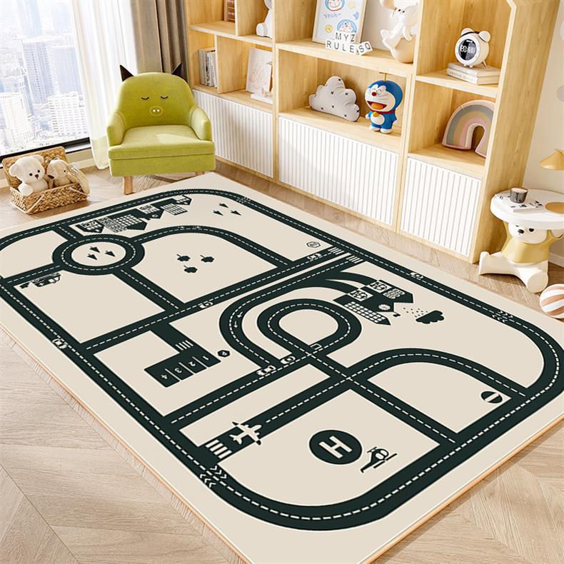 Parking Lot Carpet Kidsren's Crawling Game Track Road Traffic Kindergarten Living Room Early Education Play Bedroom Floor Mat