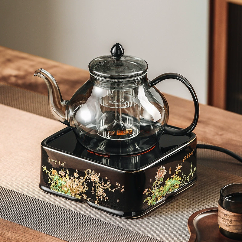 Высокоцветная электрическая керамическая печь для приготовления чая Домашний стеклянный чайник чайник набор заварочный чайник