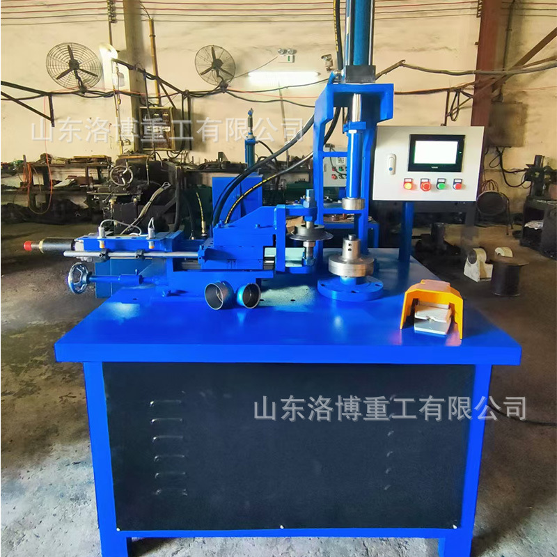 不锈钢自动卷边机 锅盖内外翻边机 金属桶360度90度翻边机